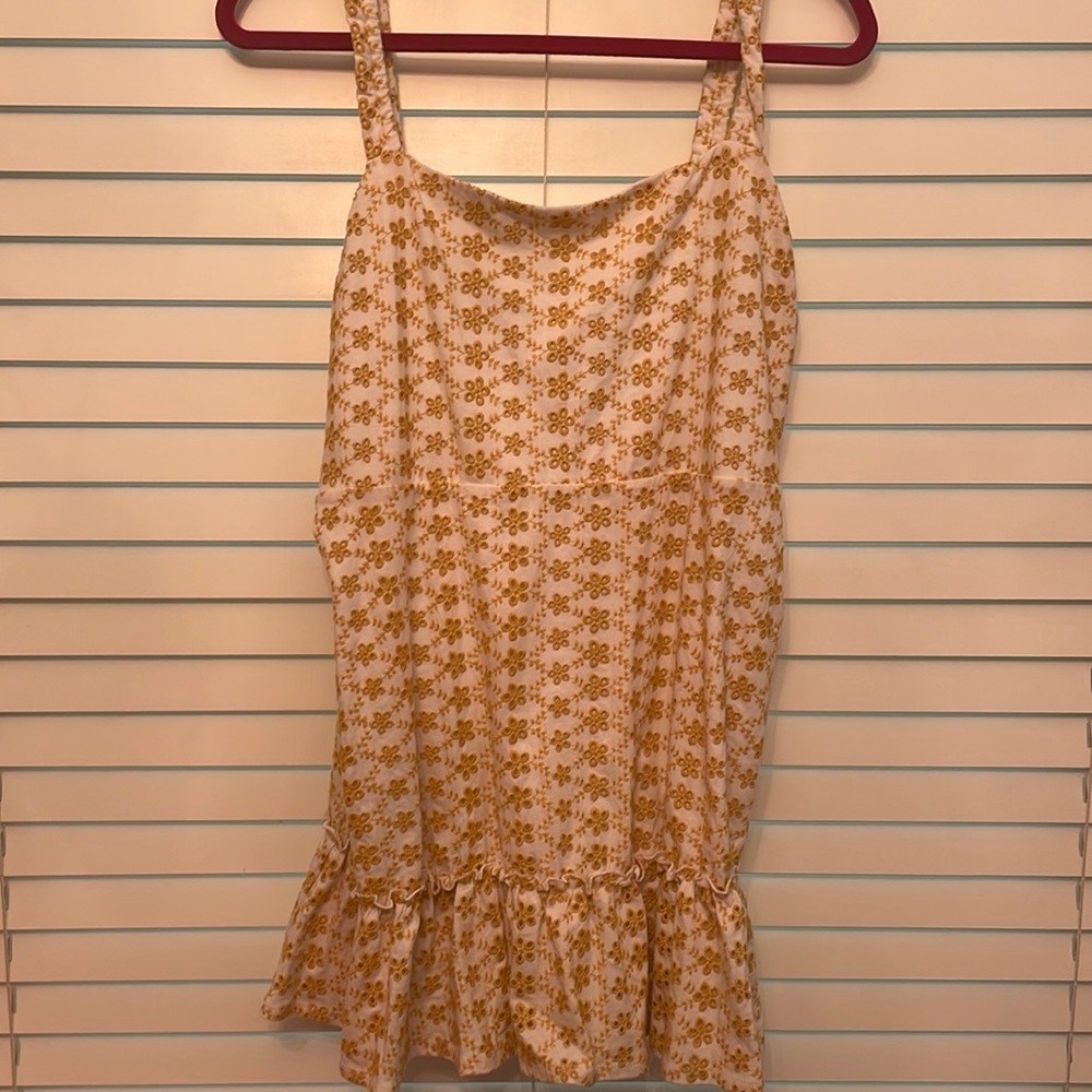 LPA crochet mini dress